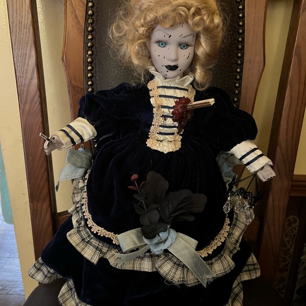 Victorian haunted doll